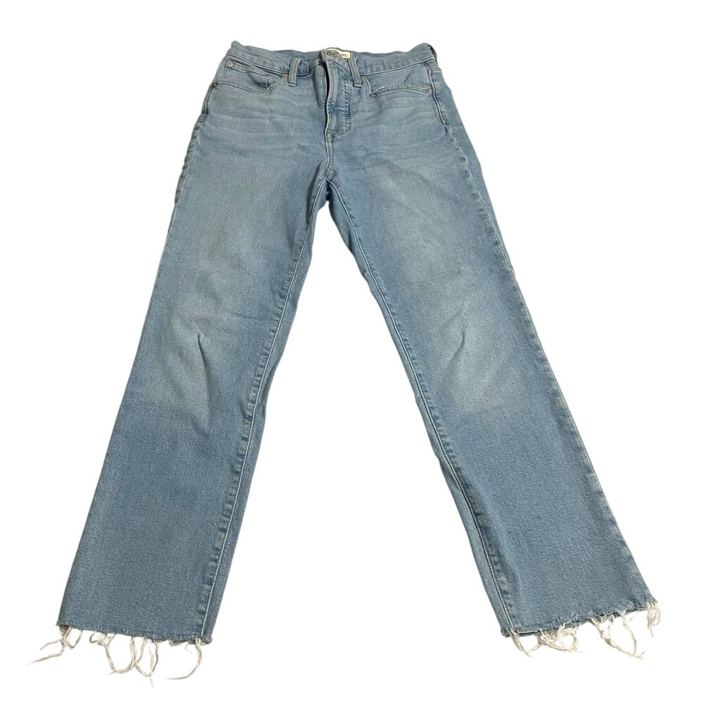 Madewell Womens Jeans Size 26 The Perfect Vintage High Rise Stretch Raw Hem